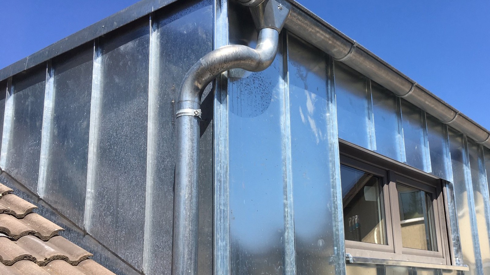 Beispiel Gaubeneinfassung mit Stehfalz