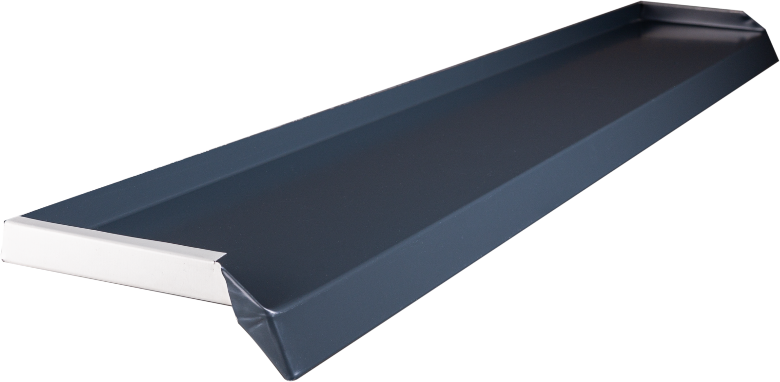 Fensterblech mit Aufputzkante