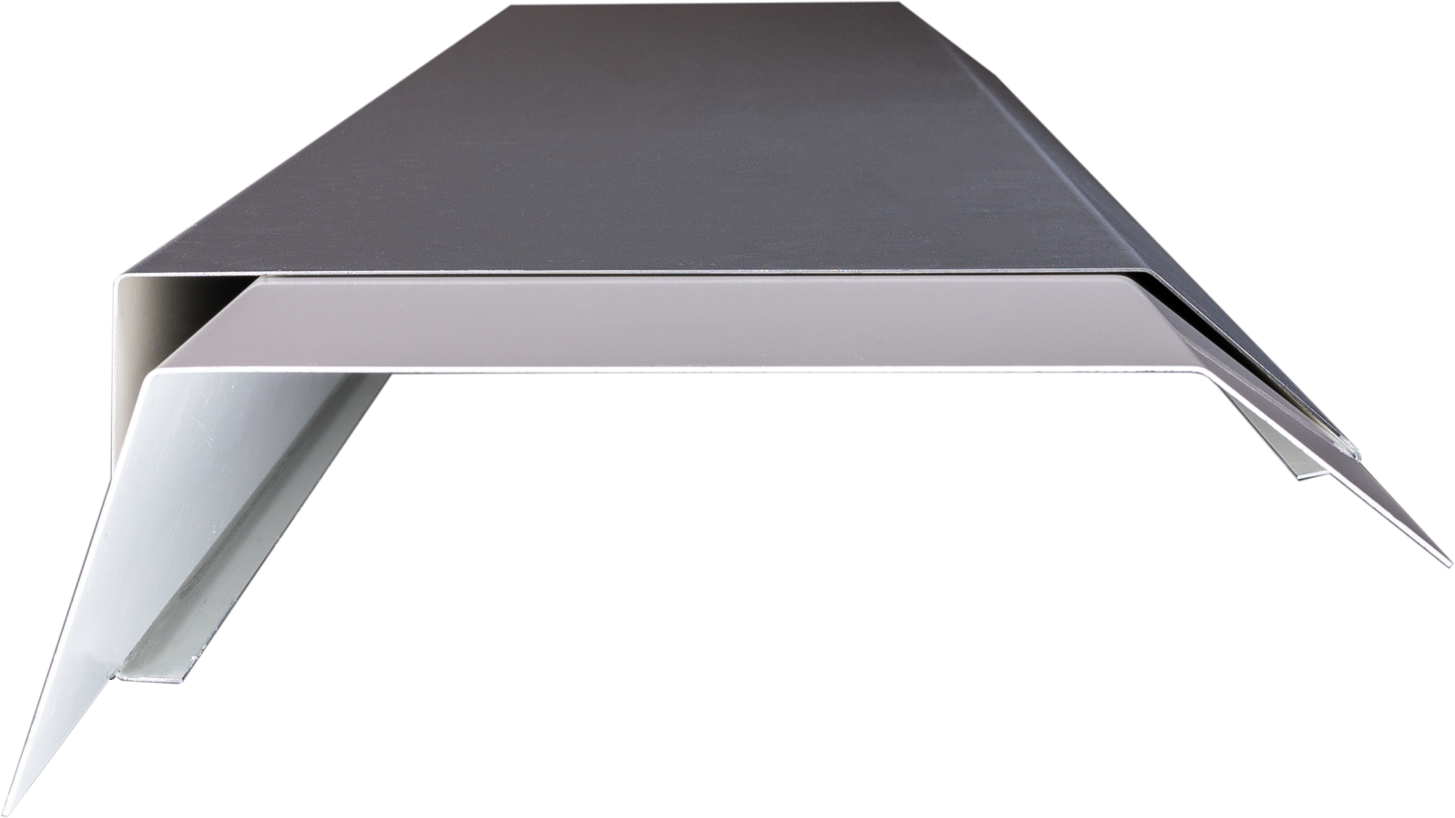 Mauerabdeckung mit Halteblech