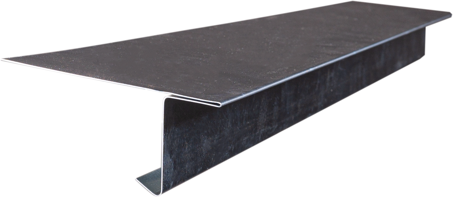 Rinneneinhang mit Haltenase für Stehfalzeindeckung