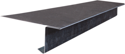 Rinneneinhang mit Haltenase für Stehfalzeindeckung