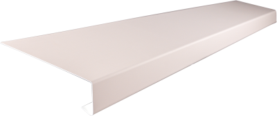 Sockelblech zum Einputzen mit Rückkantung